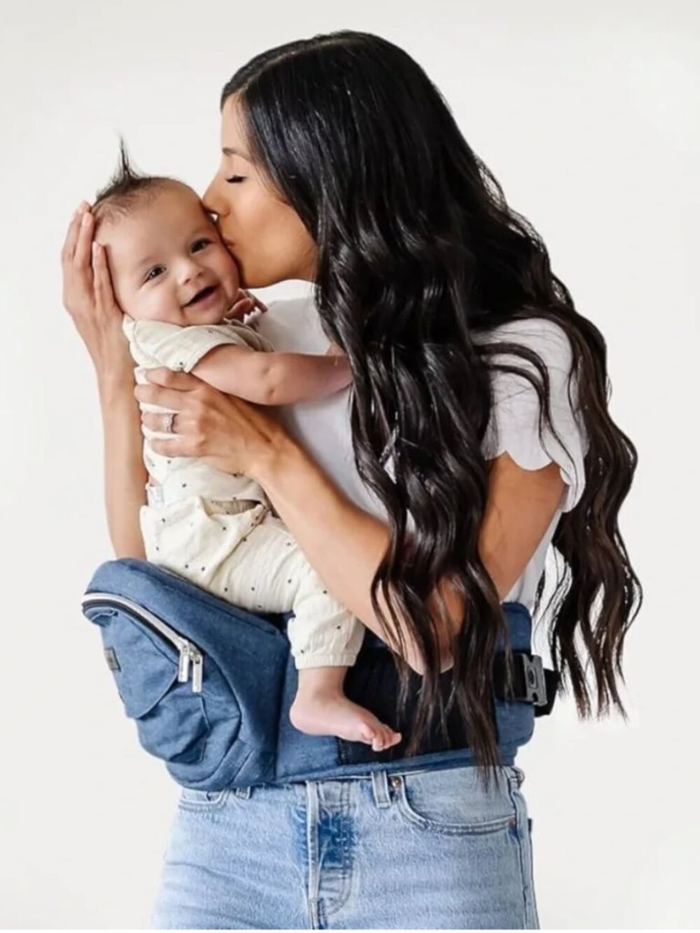 Tushbaby Denim Blue Hip Carrier